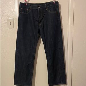 Men's  Levi’s Dark Blue Jeans Style 569 Zoe Size W 38 L 34